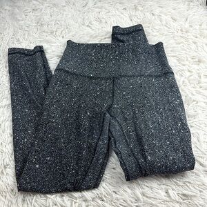 Lululemon Align Pant II *25" Luminesce Splatter Ice Grey Black
